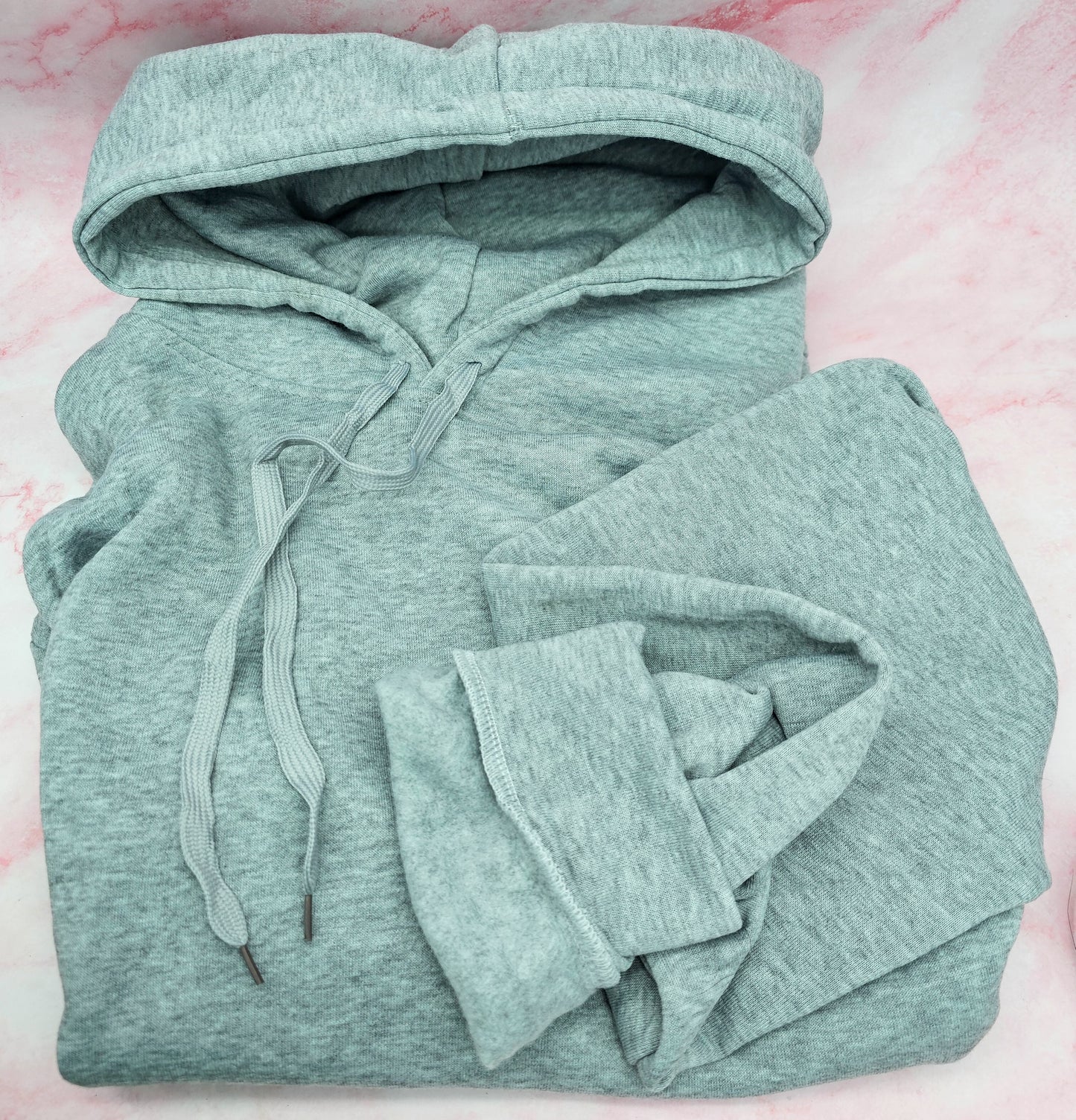 Gray Adult Hooded Sweatshirts | Polyester | Sublimation | MISLABELED-Read Description!!!