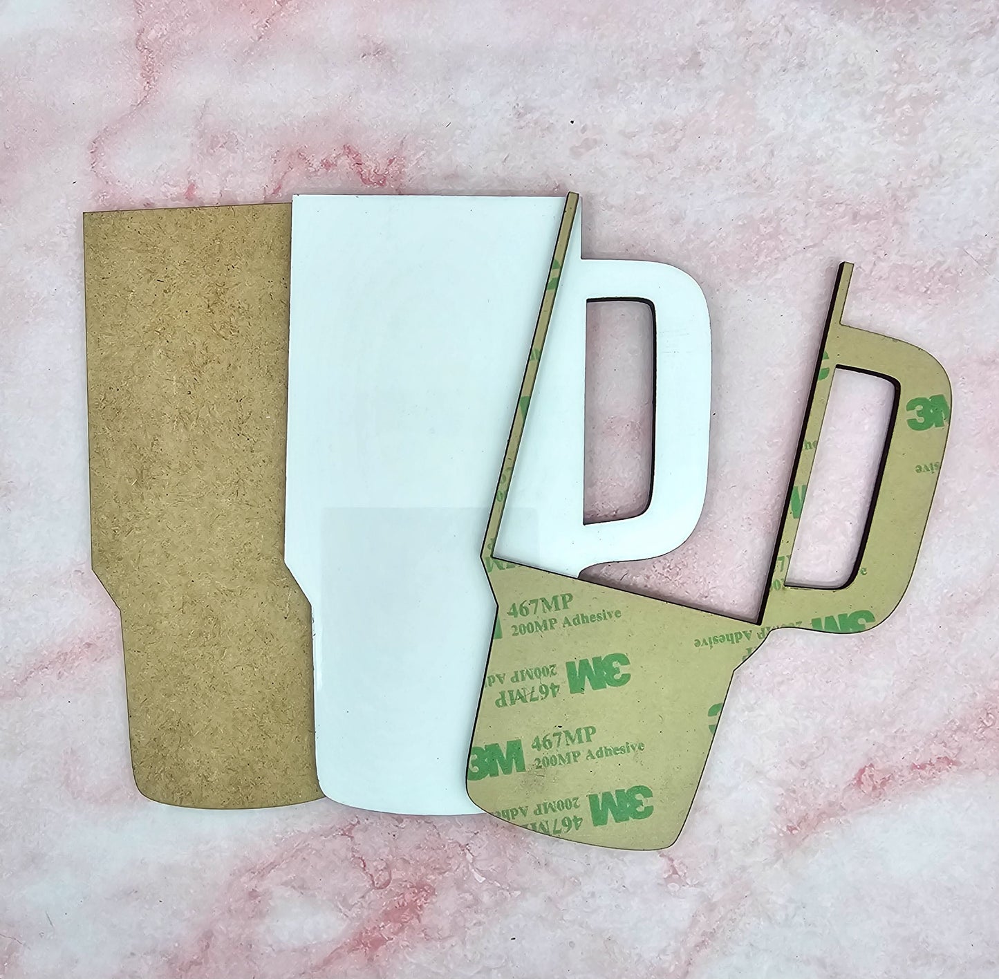 Jumbo Tumbler Gift Card Kit | Christmas Ornament | Triple Layer | Sublimation MDF *Made to Order*