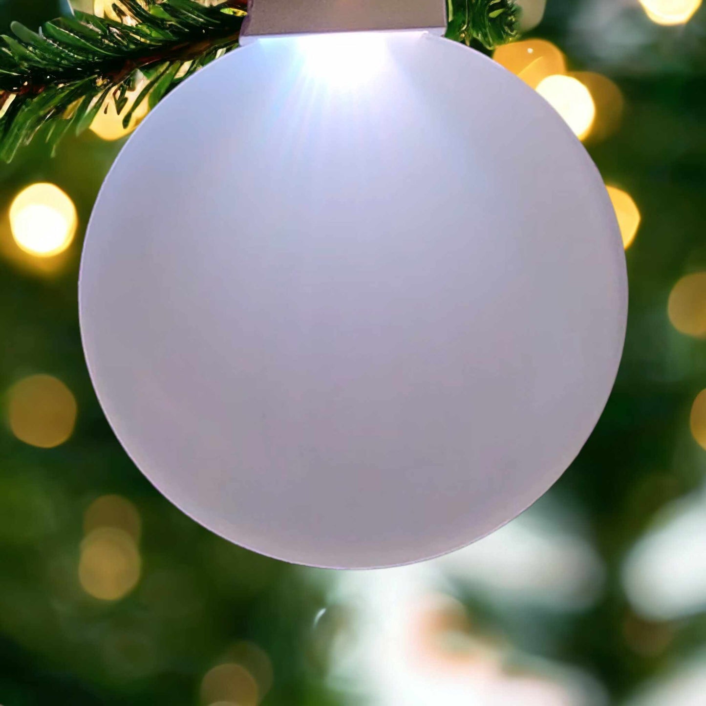 LED Light-up Christmas Ornament | Sublimation Acrylic  | 5 Pack