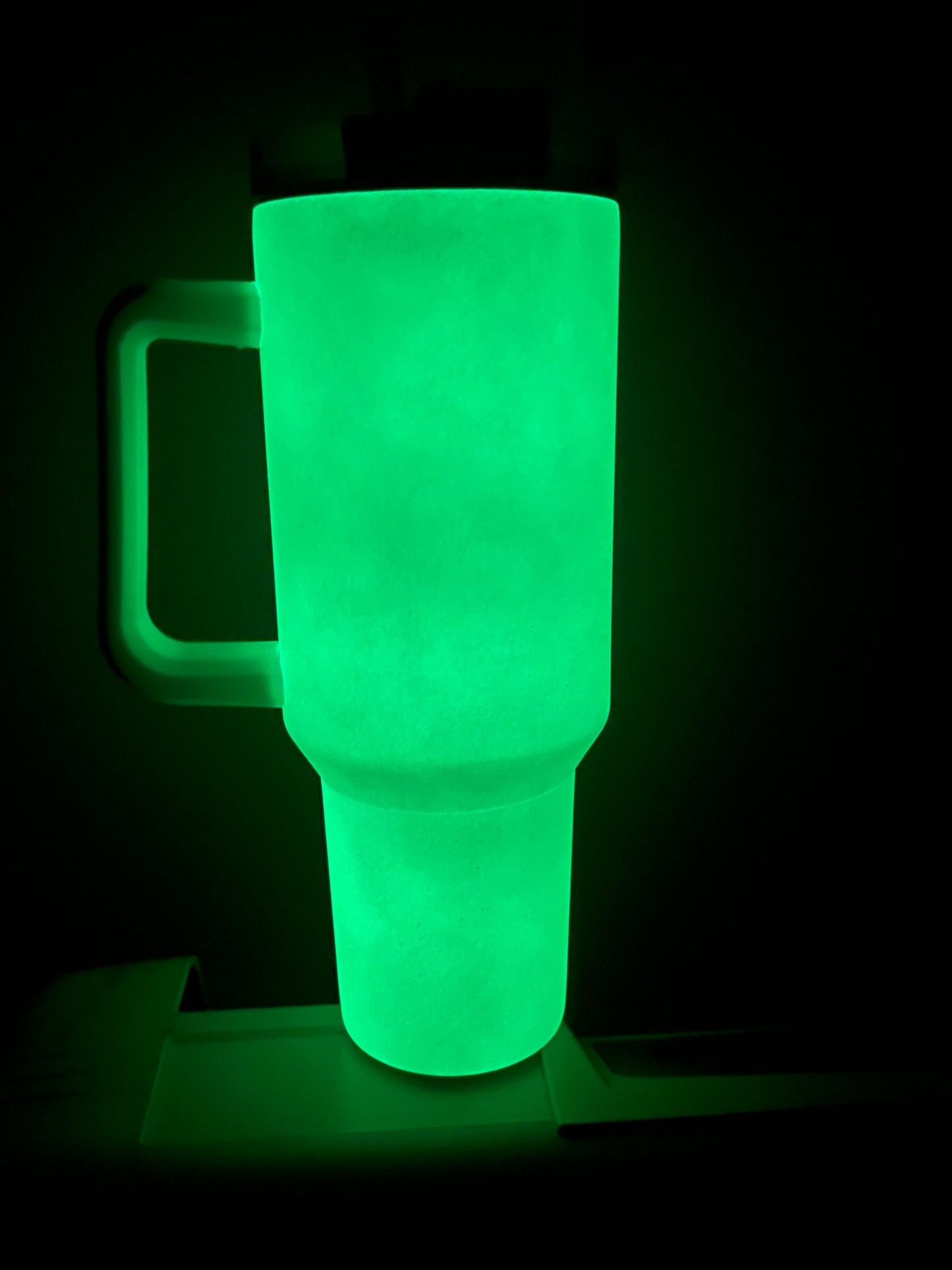 40oz Glow in the Dark Jumbo Tumbler | Removable Handle | Sublimation | Ships from TN