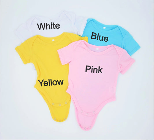 Baby Bodysuits | Polyester Cotton-Feel | Multiple Colors | Sublimation